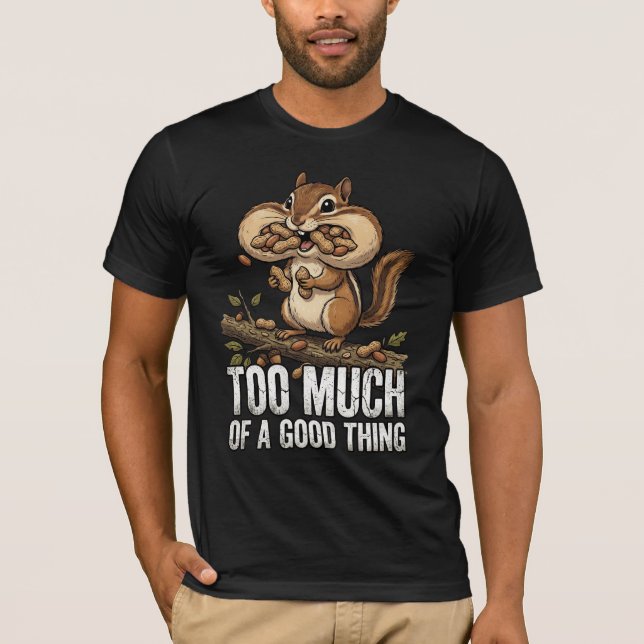 T-shirt Attaque de collations de tamia (Devant)