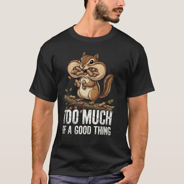 T-shirt Attaque de friandises de tamia (Devant)