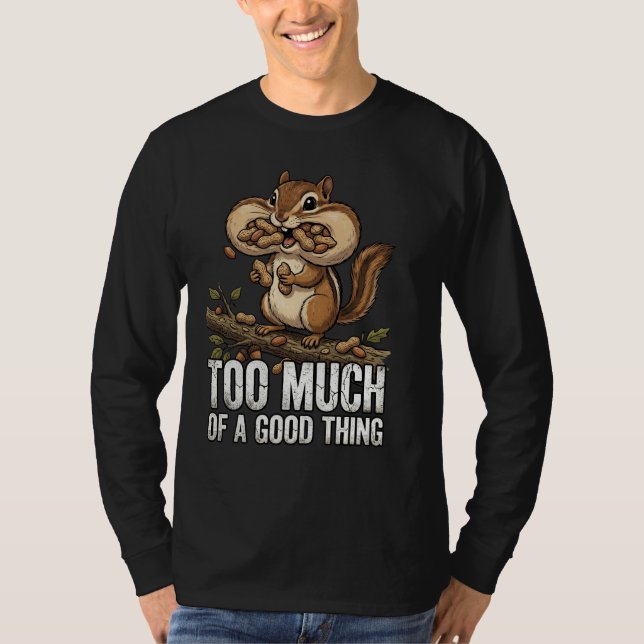 T-shirt Attaque de friandises de tamia (Devant)