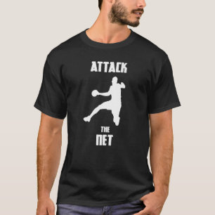 T-shirt Attaque de handball sur le Net