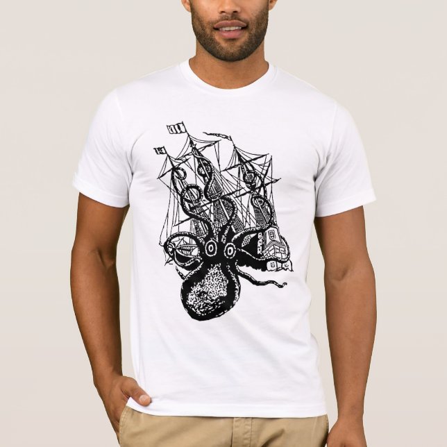 T-shirt Attaque de Kraken ! Tee - shirts (Devant)