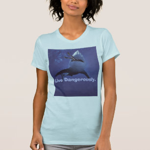 T-shirt Attaque de requin