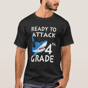 T-shirt Attaque de requin Prêt à attaquer 4e