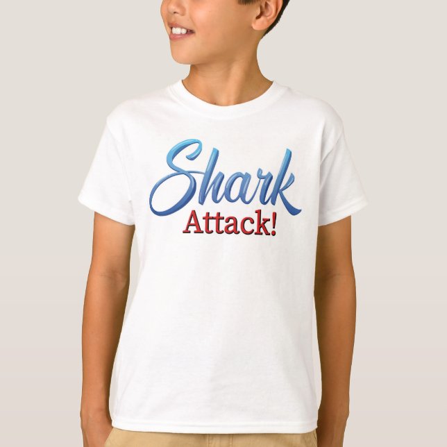 T-shirt Attaque de requin Tee (Devant)