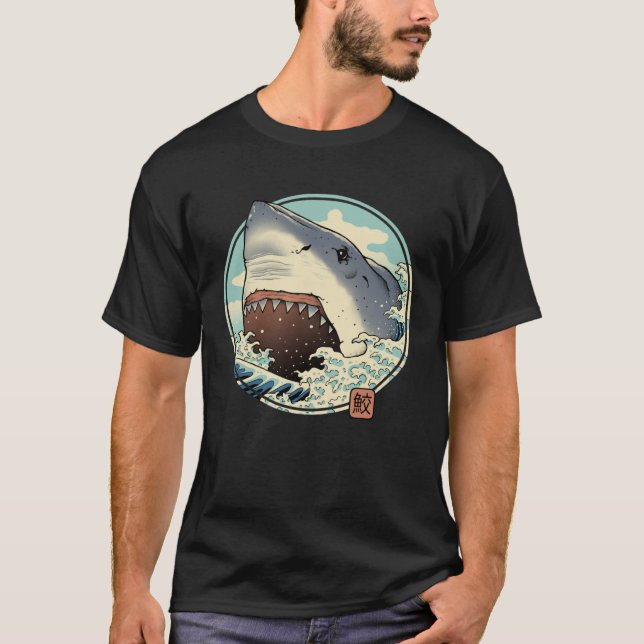 T-shirt Attaque de requins (Devant)