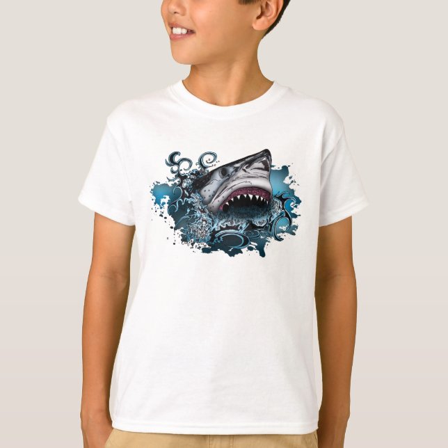 T-shirt Attaque de requins (Devant)