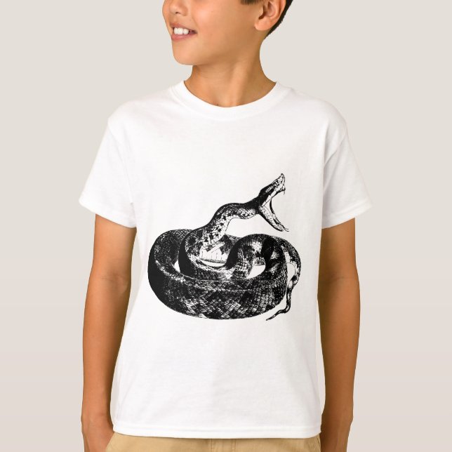 T-shirt Attaque de serpent (Devant)
