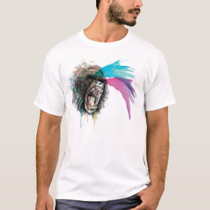 T-shirt attaque de singe