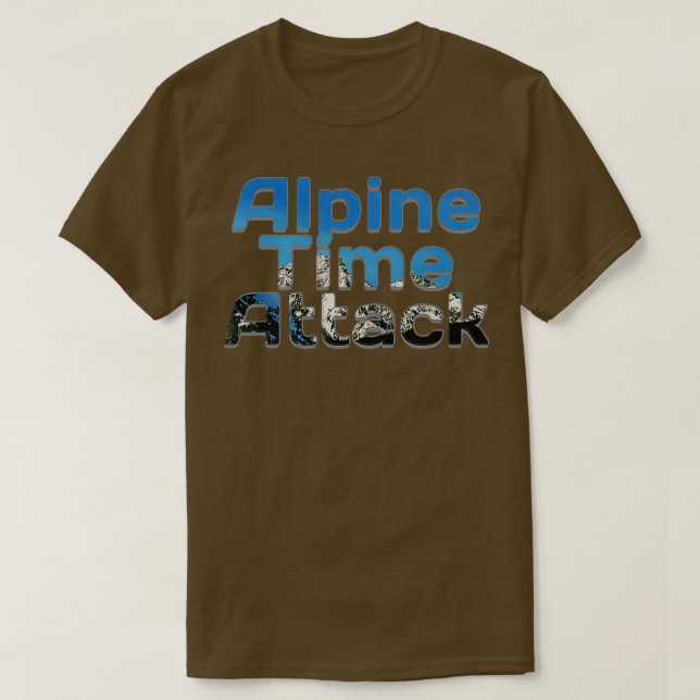 T-shirt Attaque de temps alpine (Design devant)