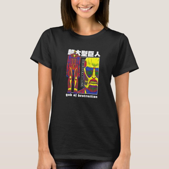 T-shirt Attaque de Titan Heat Sensor Titan Colossal   (Devant)