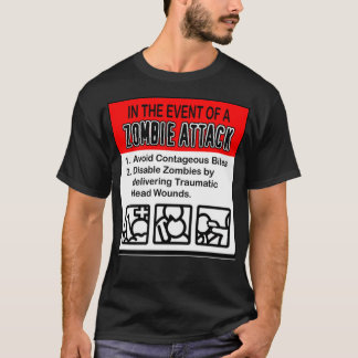 T-SHIRT ATTAQUE DE ZOMBIES !