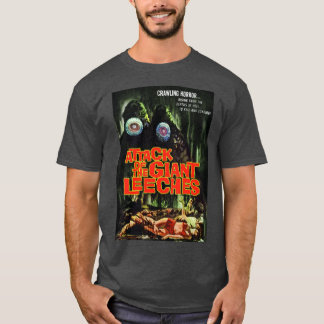 T-shirt Attaque des sangsues géantes amis