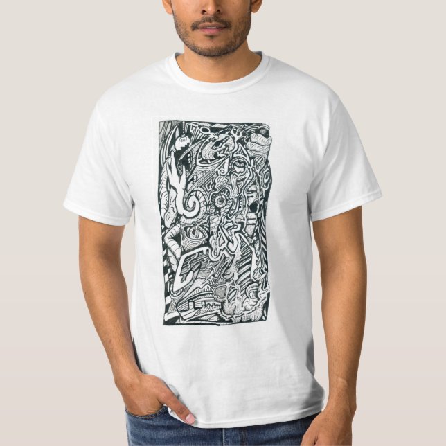T-shirt Attaque d'inquiétude par Brian Benson (Devant)