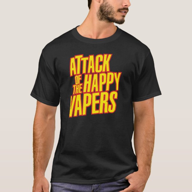 T-shirt Attaque du Vapers heureux (Devant)
