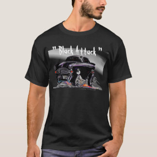 T-shirt "Attaque noire "