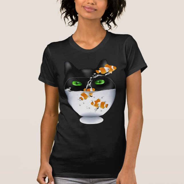 T-shirt Attaque Snack Cat (Devant)