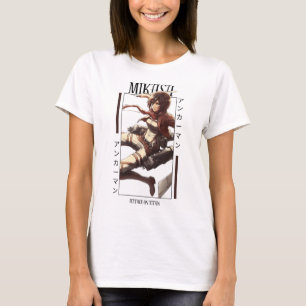 T-SHIRT ATTAQUE SUR TITAN-MIKASA ACKERMAN COOL DESIGN