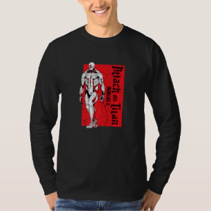 T-shirt Attaque sur Titan Saison 4 Armored Titan Red Block