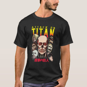 T-shirt Attaque Sur Titan Saison 4 Collage De Titans