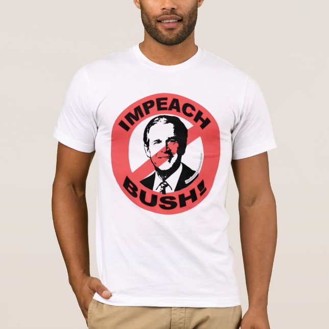 T-shirt Attaquez Bush (Devant)