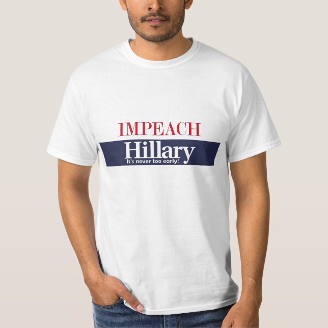 T-shirt Attaquez Hillary (Devant)