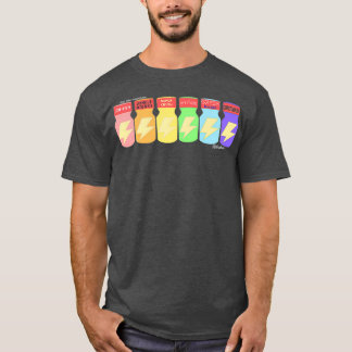 T-shirt Atteignez Rainbow Poppers Modern