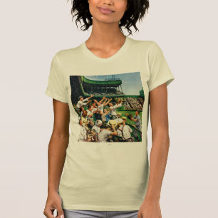 T-shirt Atteindre la balle de course à domicile