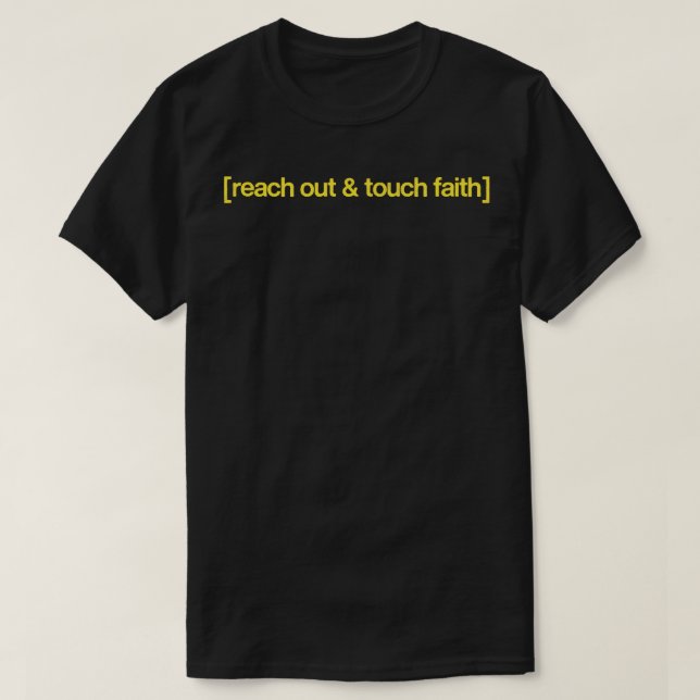 T-shirt Atteindre la foi tactile (Design devant)