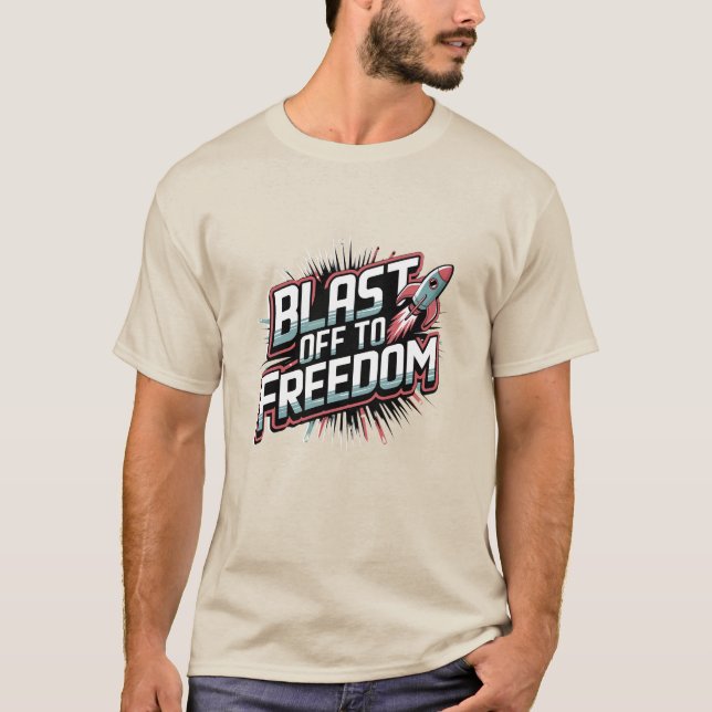 T-shirt Atteindre la liberté (Devant)