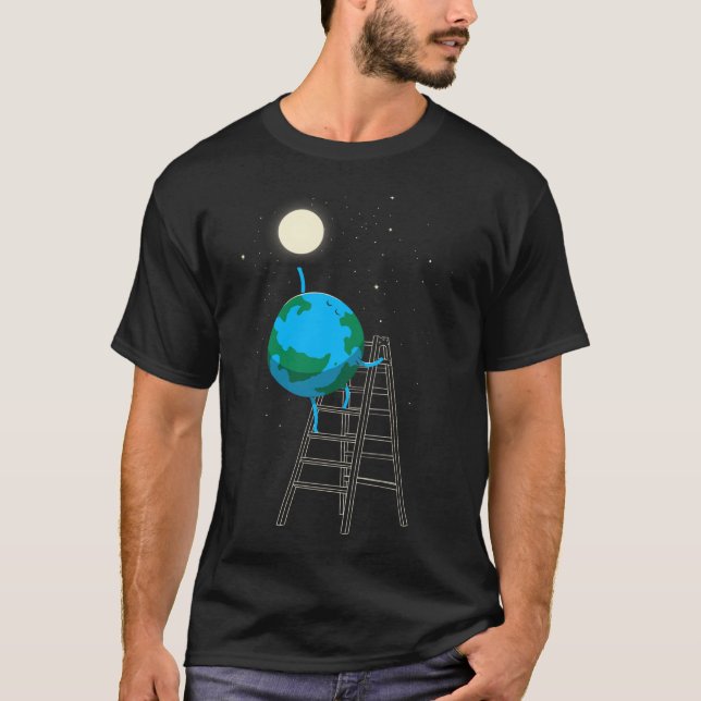 T-shirt Atteindre La Lune (Devant)