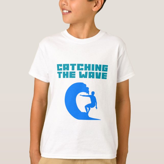 T-shirt Atteindre la vague - Surf (Devant)
