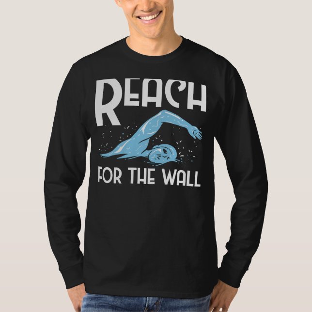 T-shirt Atteindre le mur  Natation (Devant)