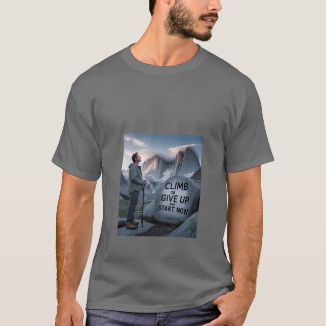 T-Shirt - Atteindre le sommet (Devant)