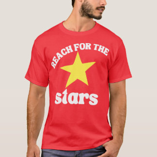 T-shirt Atteindre Pour Les Stars Retro Typographie Inspira