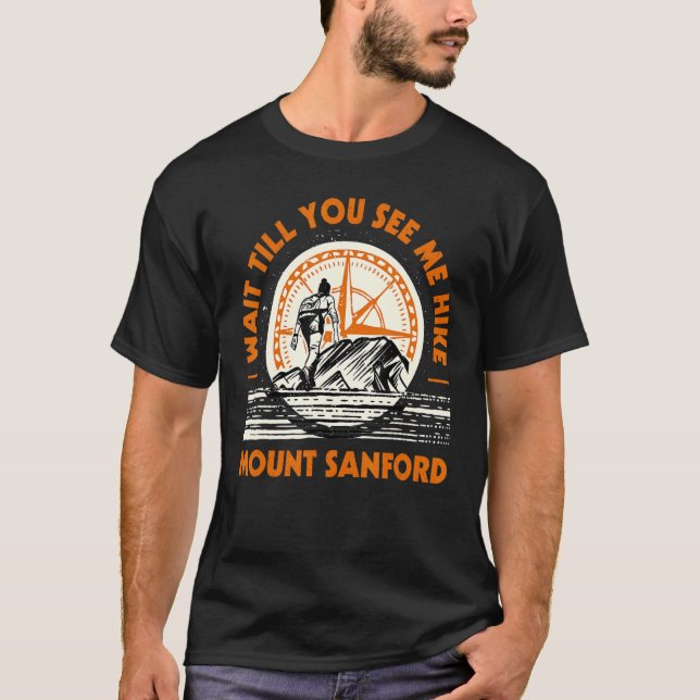 T-shirt Attendez Jusqu'À Ce Que Vous Me Voyiez Randonner L (Devant)