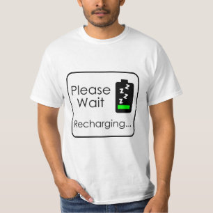T-shirt Attendez svp… Recharge
