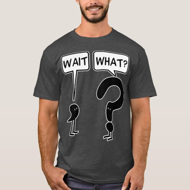 T-shirt Attendez vintage (Devant)