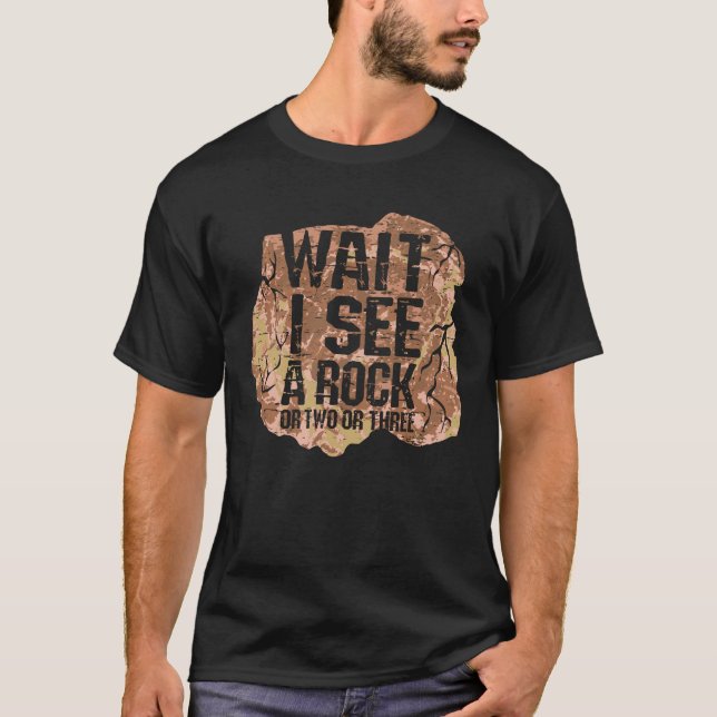 T-shirt Attends De Voir Un Rock (Devant)