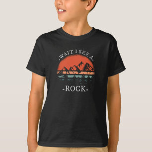 T-shirt Attends De Voir Un Rock