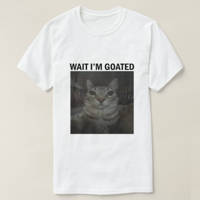 T-shirt Attends, je suis chéri Mème de chat idiot Mème de  (Design devant)