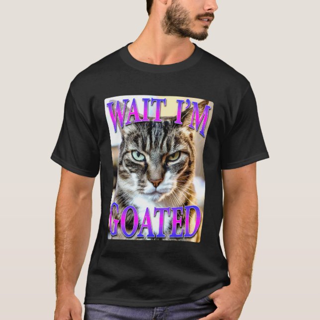T-shirt Attends je suis le chat légendaire (Devant)
