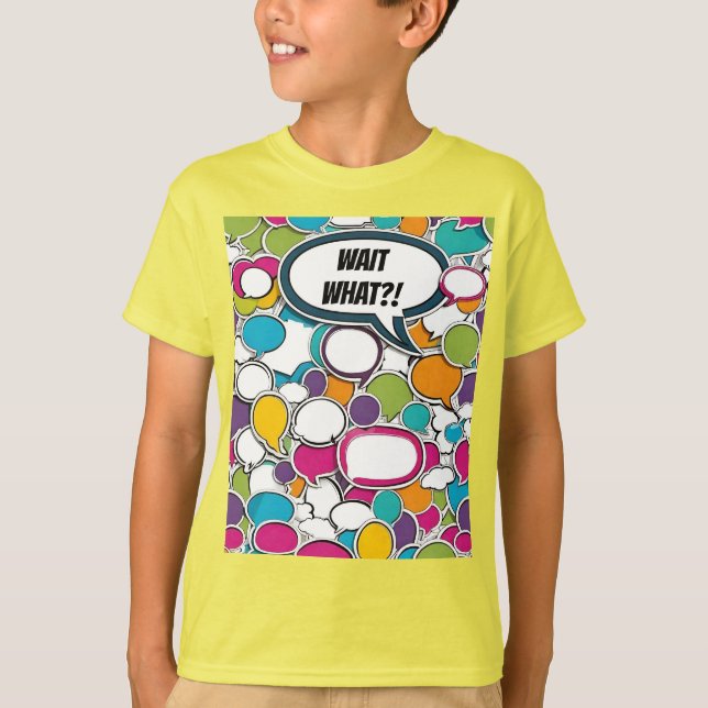 T-shirt Attends quoi ? ! ! ! (Devant)