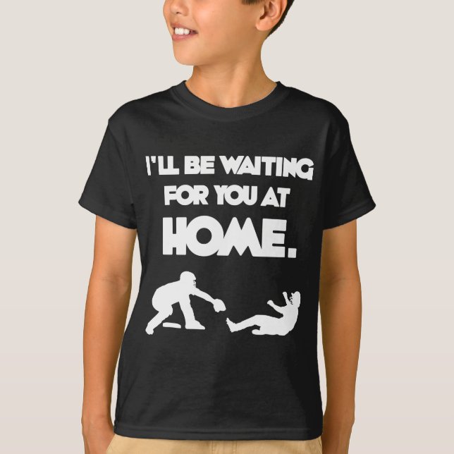 T-shirt Attente, blanche (Devant)