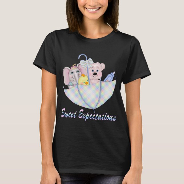 T-shirt Attentes douces (Devant)