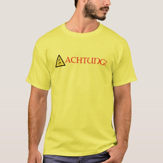 T-SHIRT ATTENTION ! (Devant)
