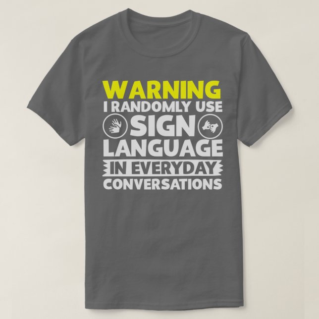 T-shirt Attention (Design devant)