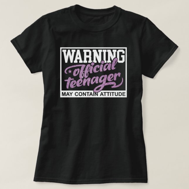 T-shirt Attention (Design devant)