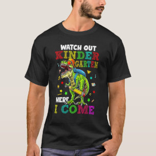 T-shirt Attention À La Maternelle Ici Je Reviens Rex À Sch