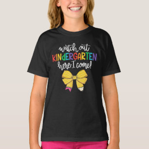 T-shirt Attention À La Maternelle Ici Je Viens Kinder