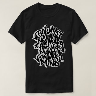 T-shirt Attention à mon argent
